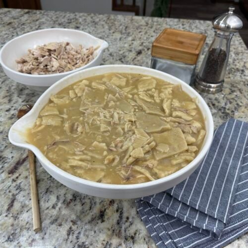 Gluten free chicken and dumplings